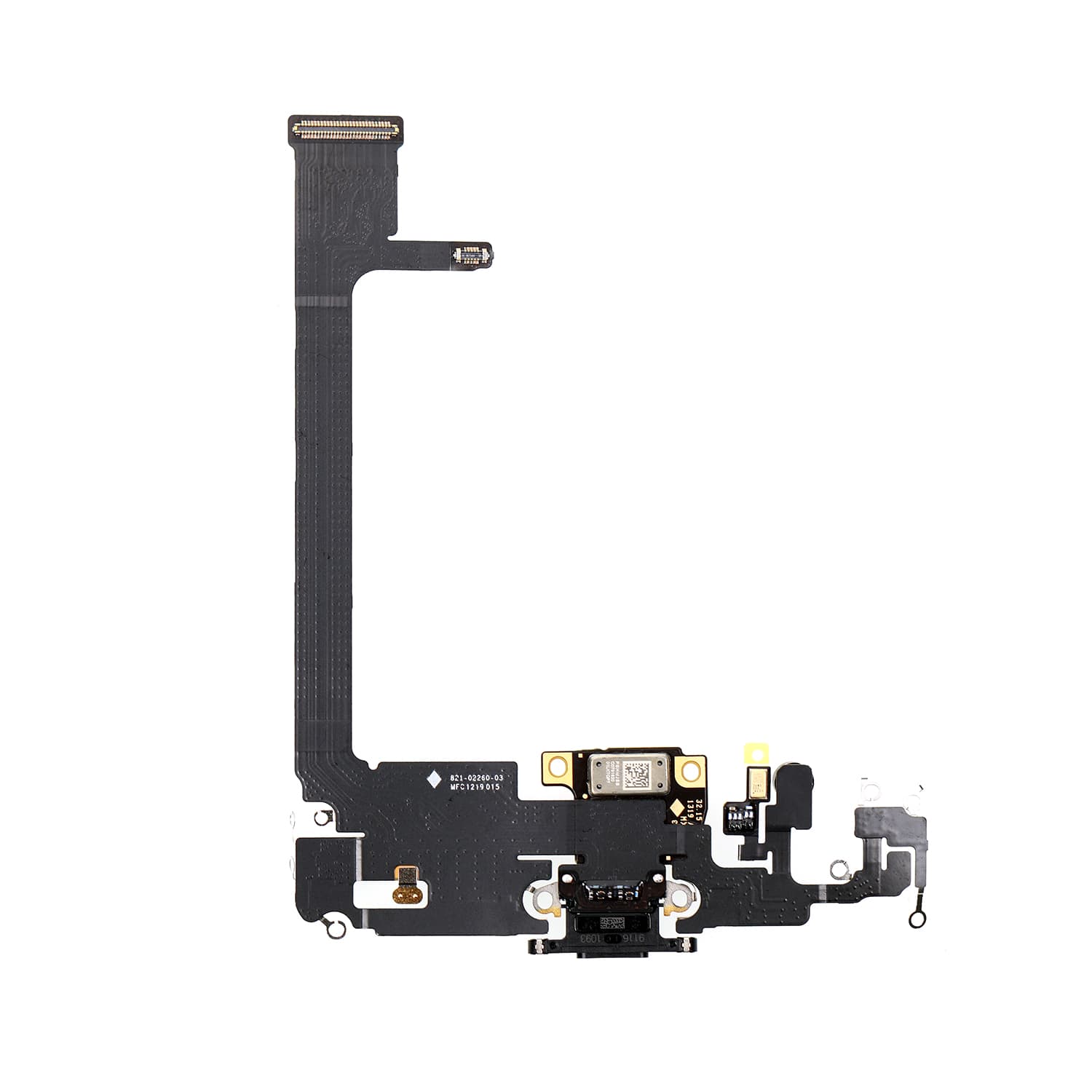 Apple iPhone 11 Pro Max Charge Connector Flex Cable - Black PULLED