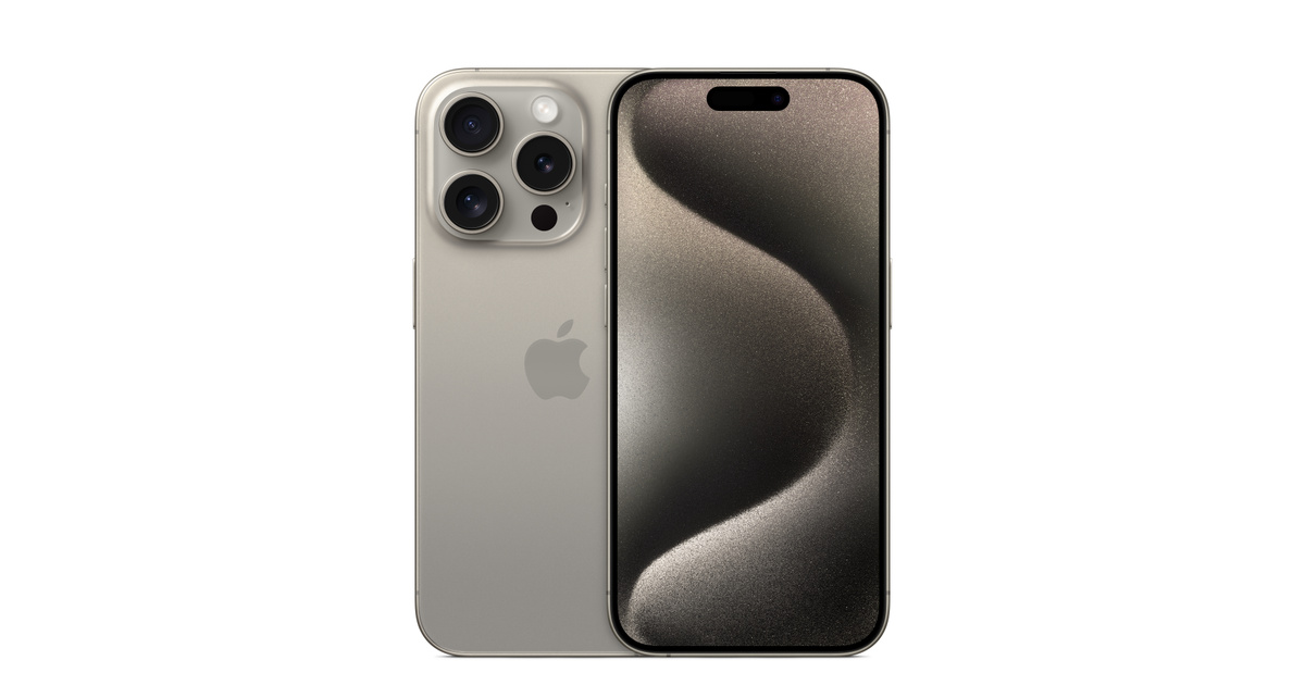 Used Apple iPhone 15 Pro Natural Titanium 256GB (Grade A)