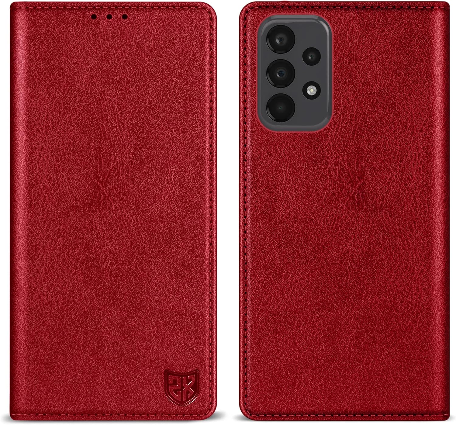 ZZXX for Samsung Galaxy A23 5G/4G Wallet Case with [RFID Blocking] Card Slot Stand Strong Magnetic Leather Flip Fold Protective Phone Case for Samsung... Color:Samsung Galaxy A23 5G/4G 6.6 inch Size:Red