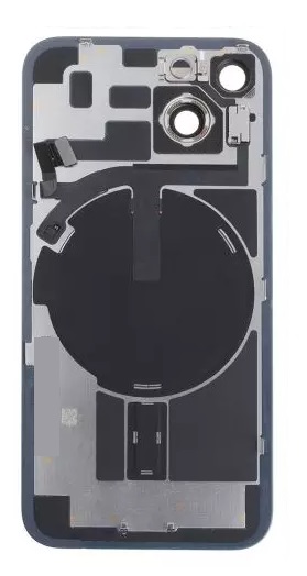 Apple iPhone 14 Backcover Glass - With Metal plate + Magsafe Magnets - Midnight