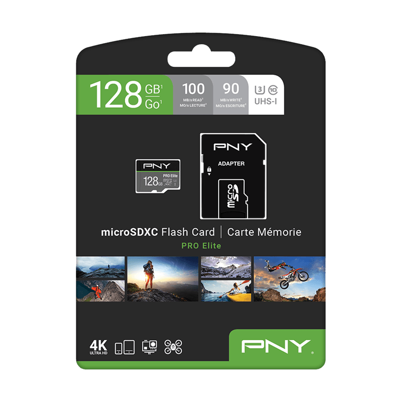 PRO Elite Class 10 U3 microSD Flash Memory Card