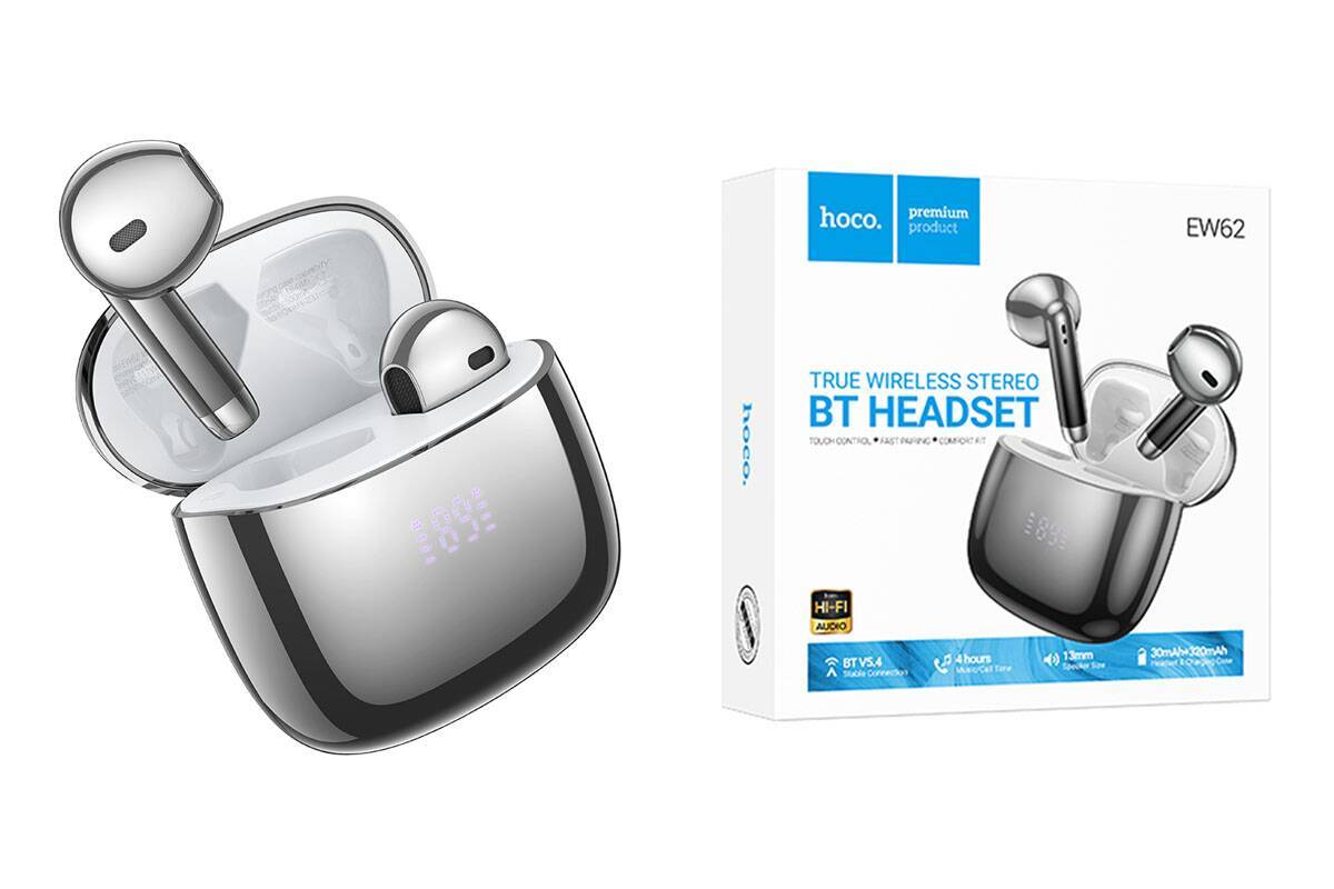 HOCO TRUE WIRELESS STEREO BT HEADSET EW62