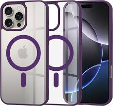 Swissten Magstick Shell Case for iPhone 16 Pro  - Purple