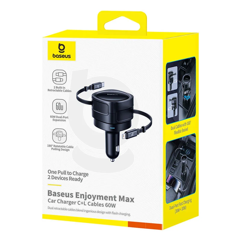 Baseus 60W Enjoyment Max Car Charger – Baseus Colombo