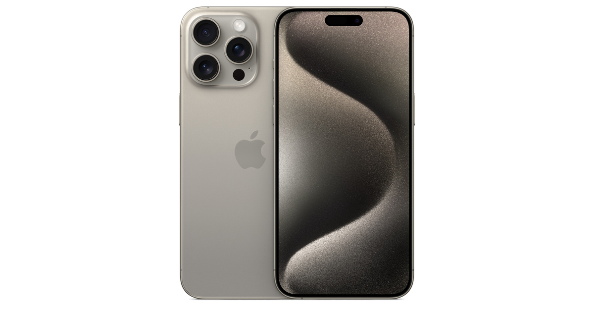 Used Apple iPhone 15 Pro Max Natural Titanium 256GB (Grade A)