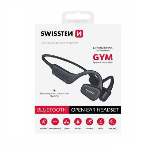 SWISSTEN GYM AIR CONDUCTION BLUETOOTH HEADSET – SAFE SPORT