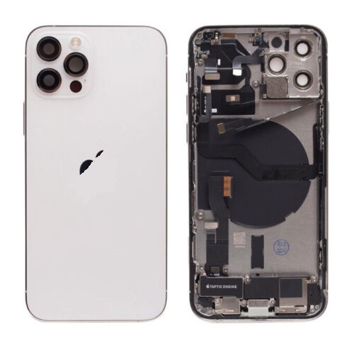 Apple iPhone 12 Pro Backcover - With Small Parts - Refurbished - Silver